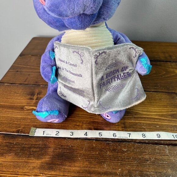 Cuddle Barn Musical Purple Dragon Plush Reading Fairy Tales Book Stuffed Animal - Picture 10 of 12